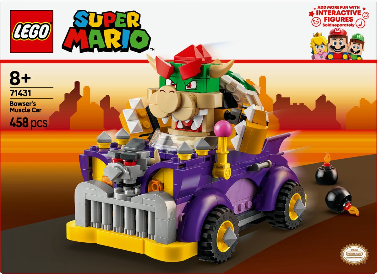 LEGO Super Mario Uitbreidingsset: Bowser's Auto - 71431