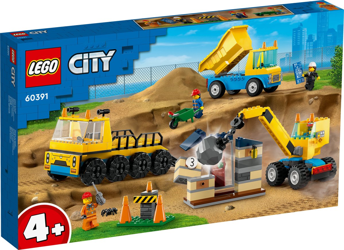 LEGO City Bouw- en Sloopvoertuigen Set - 60391