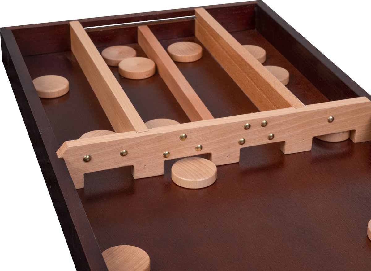 Longfield Luxe Shuffleboard Competition 200x41 cm met Stenen