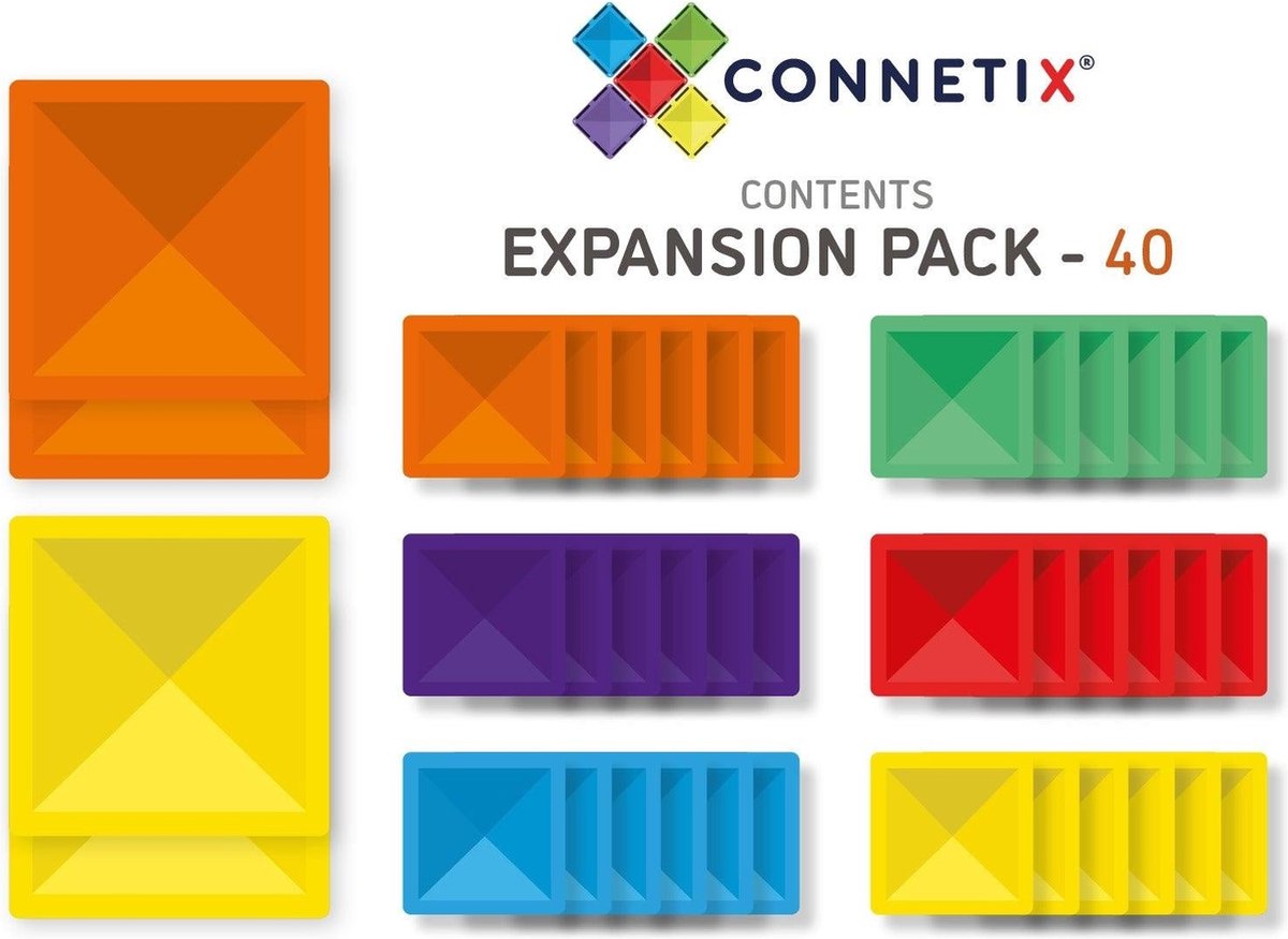 Connetix Baan Run Set - 92-delig Magnetisch Bouwpakket