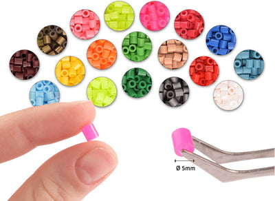 Vaessen Creative Strijkkralen Mix 24 Kleuren in Opbergdoos - 5000 st.