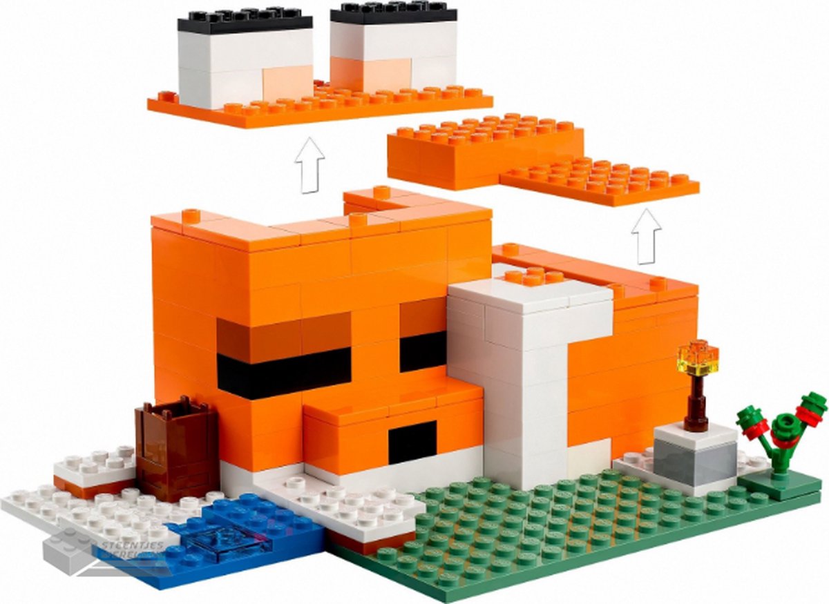 LEGO Minecraft Het Vosjeshuis Bouwspeelset - 21178