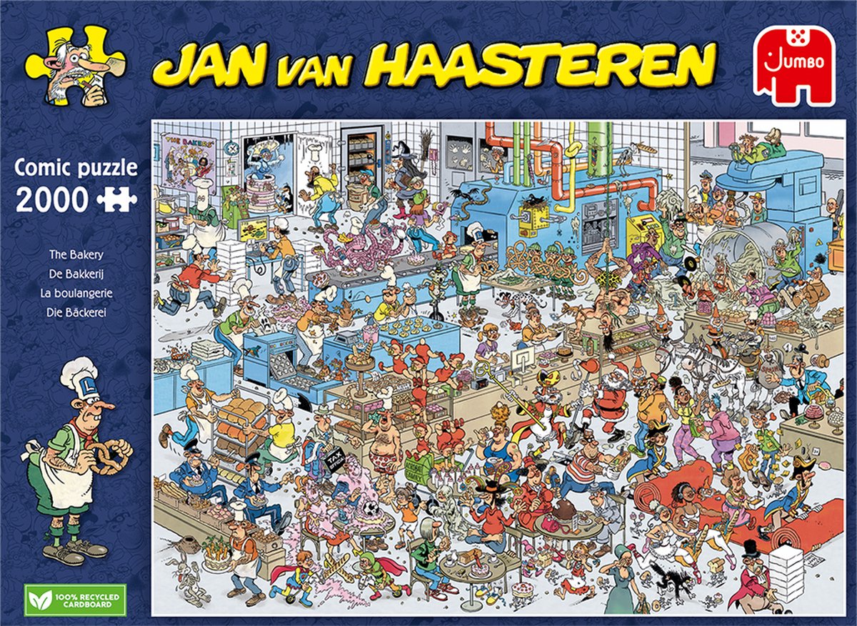 Jan van Haasteren Puzzel La Boulangerie - 2000 Stukjes