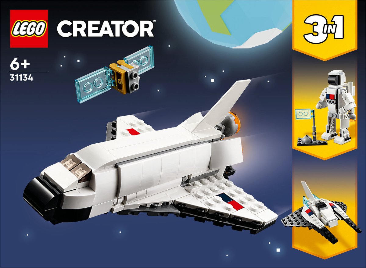 LEGO Creator 3-in-1 Ruimte Shuttle Set - 31134