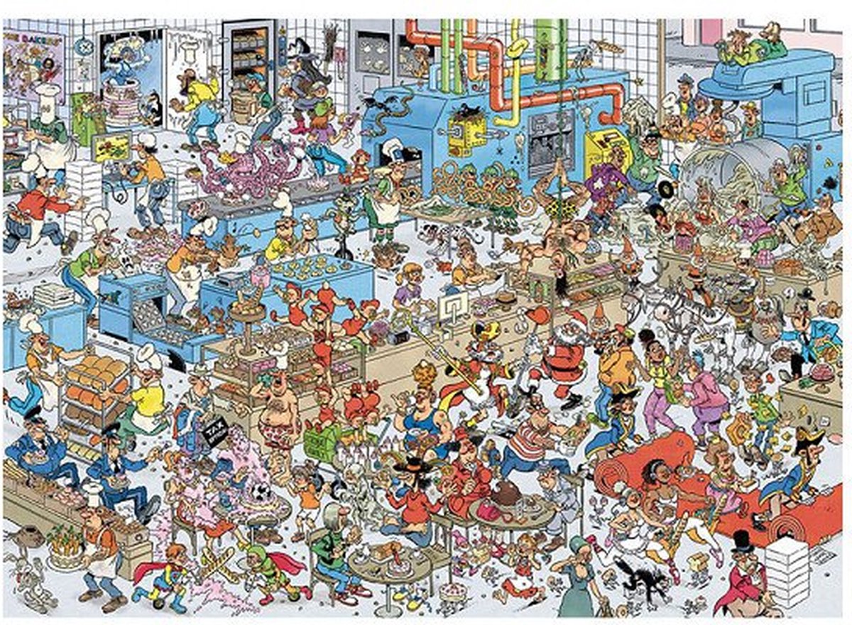 Jan van Haasteren La Boulangerie - 1000 Stukjes Puzzel