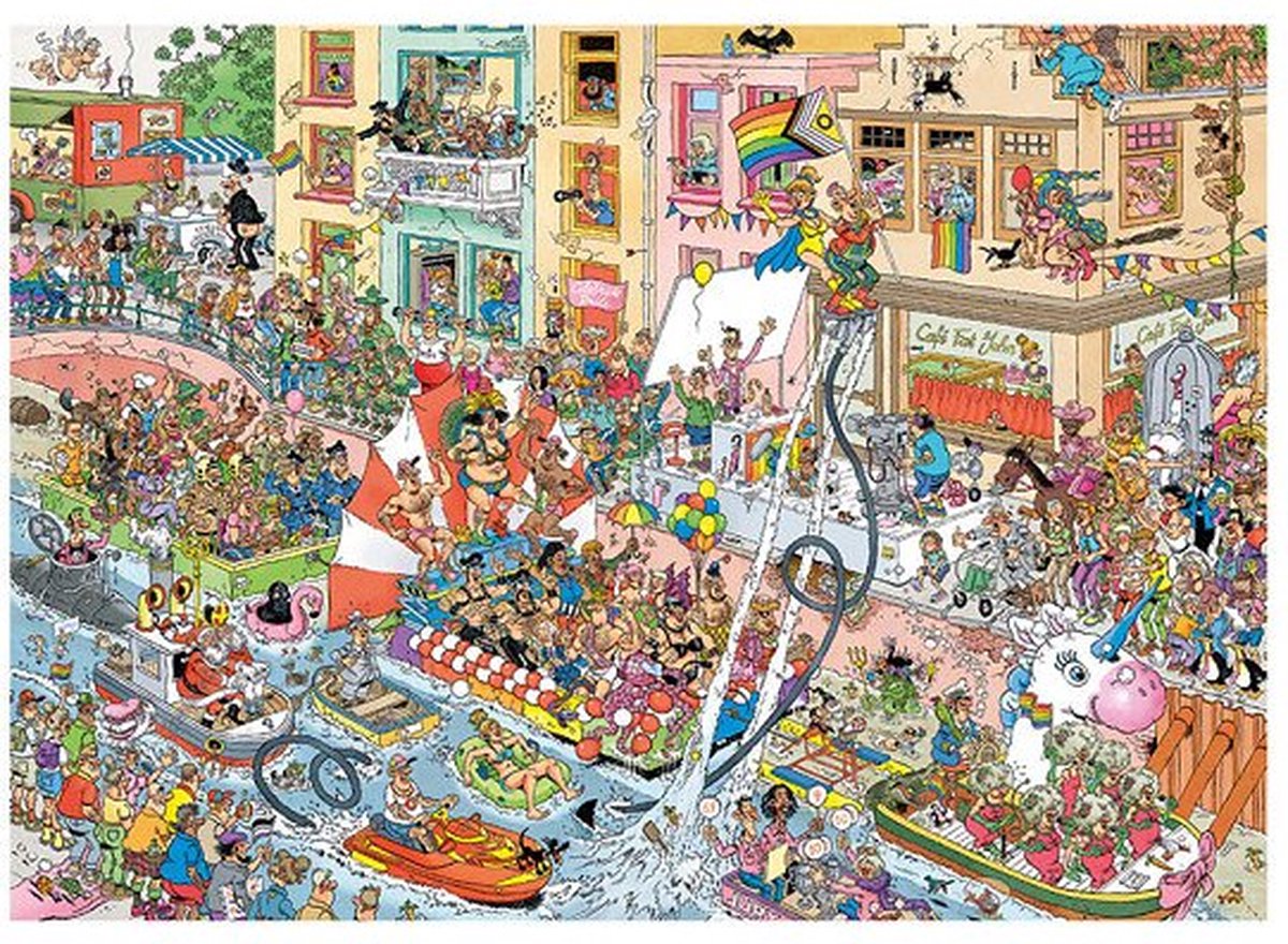 Jan van Haasteren Voetbalkampioen Puzzel 1000 Stukjes