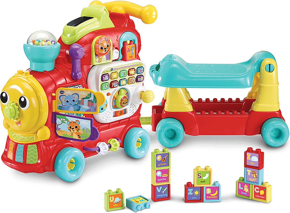VTech Baby Rijd & Leer Letterlocomotief - Educatief Speelgoed