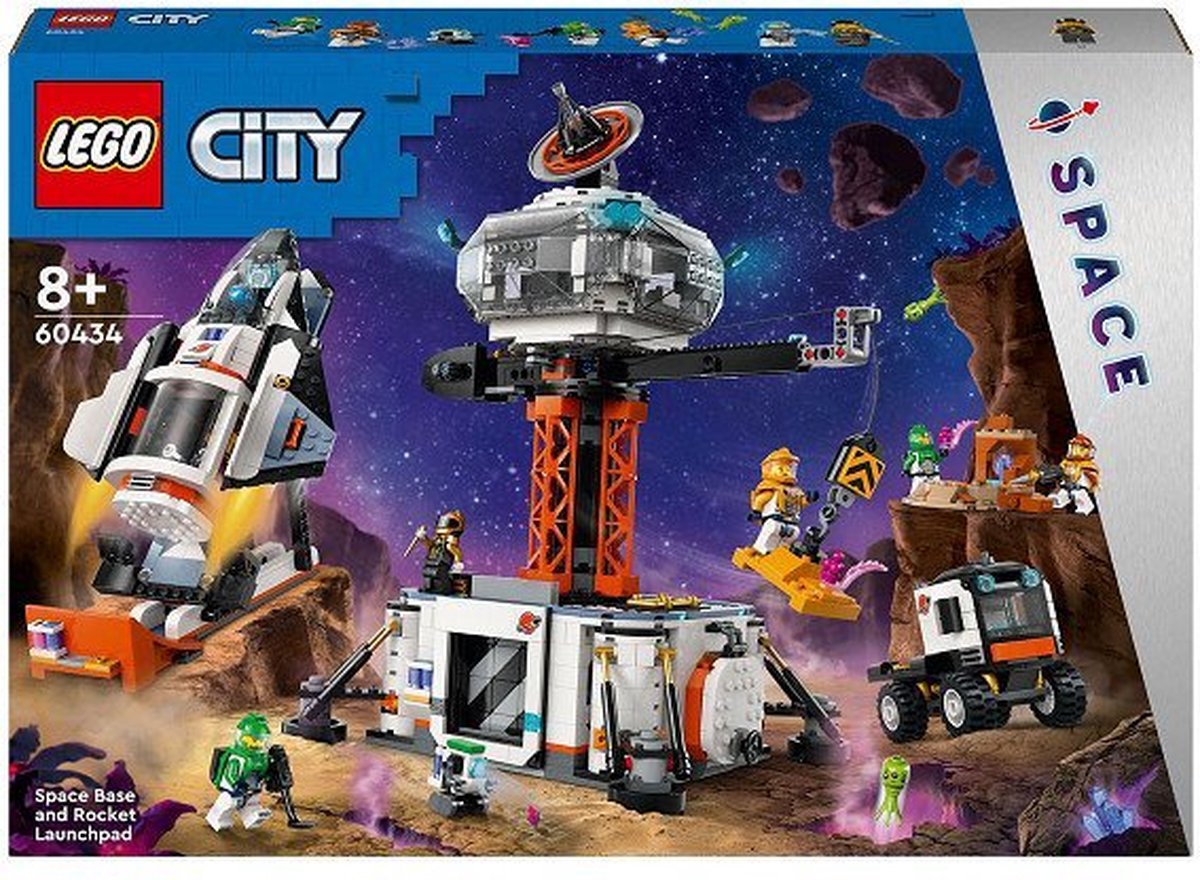 LEGO City Ruimtebasis en Lanceerraket - 60434