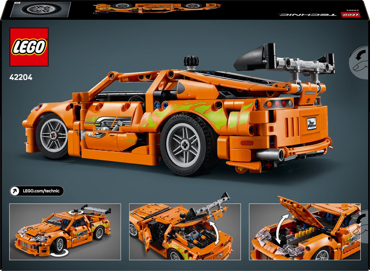 LEGO Technic Fast & Furious Toyota Supra MK4 - 42204