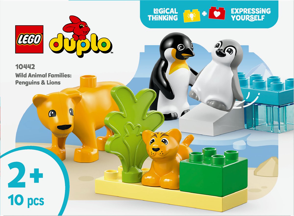 LEGO DUPLO Dierenfamilies: Pinguïns en Leeuwen - 10442