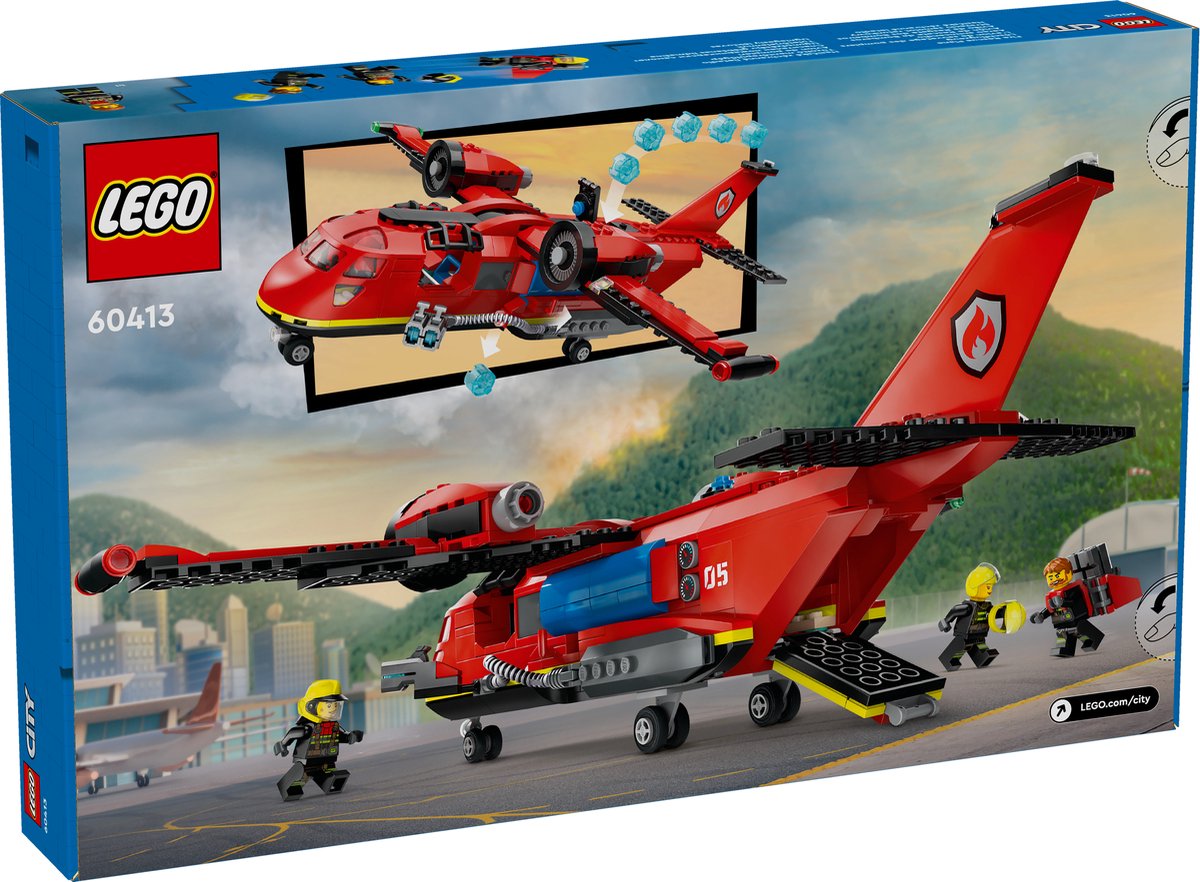 LEGO City Brandweervliegtuig Avonturen - 60413