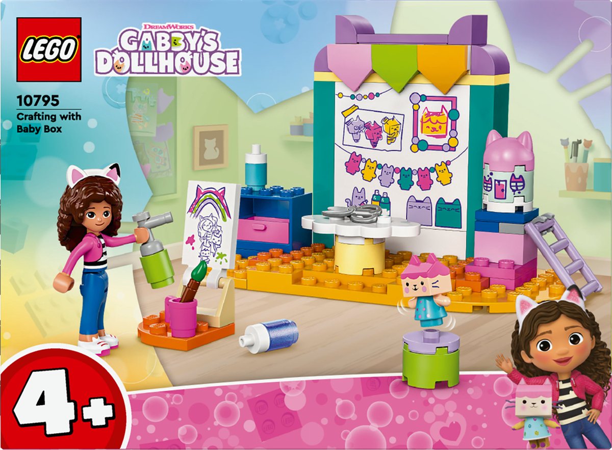 LEGO Gabby's Poppenhuis Knutselset met Babykatje - 10795