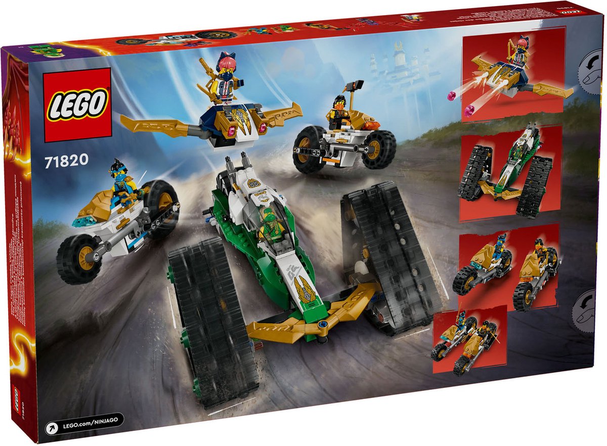 LEGO NINJAGO Team Ninja Combi-Voertuig - 71820