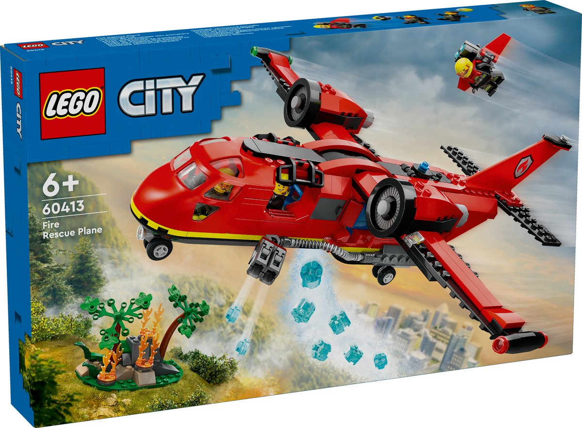 LEGO City Brandweervliegtuig Avonturen - 60413