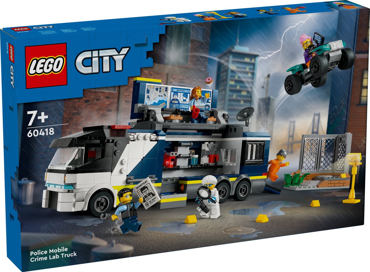 LEGO City Mobiel Politielaboratorium - 60418