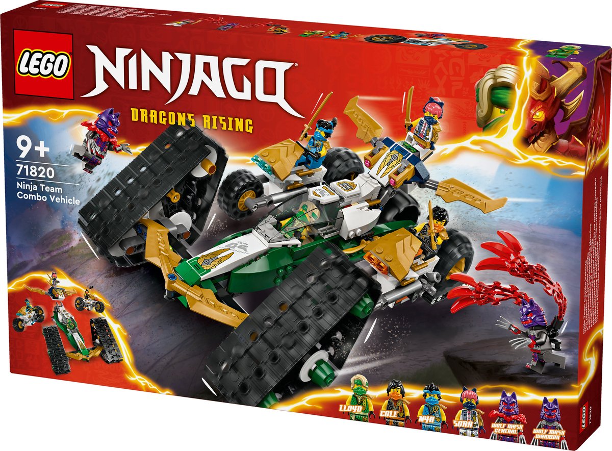 LEGO NINJAGO Team Ninja Combi-Voertuig - 71820