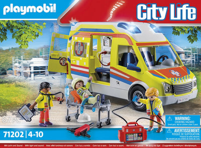 PLAYMOBIL City Life Ambulance met Licht & Geluid