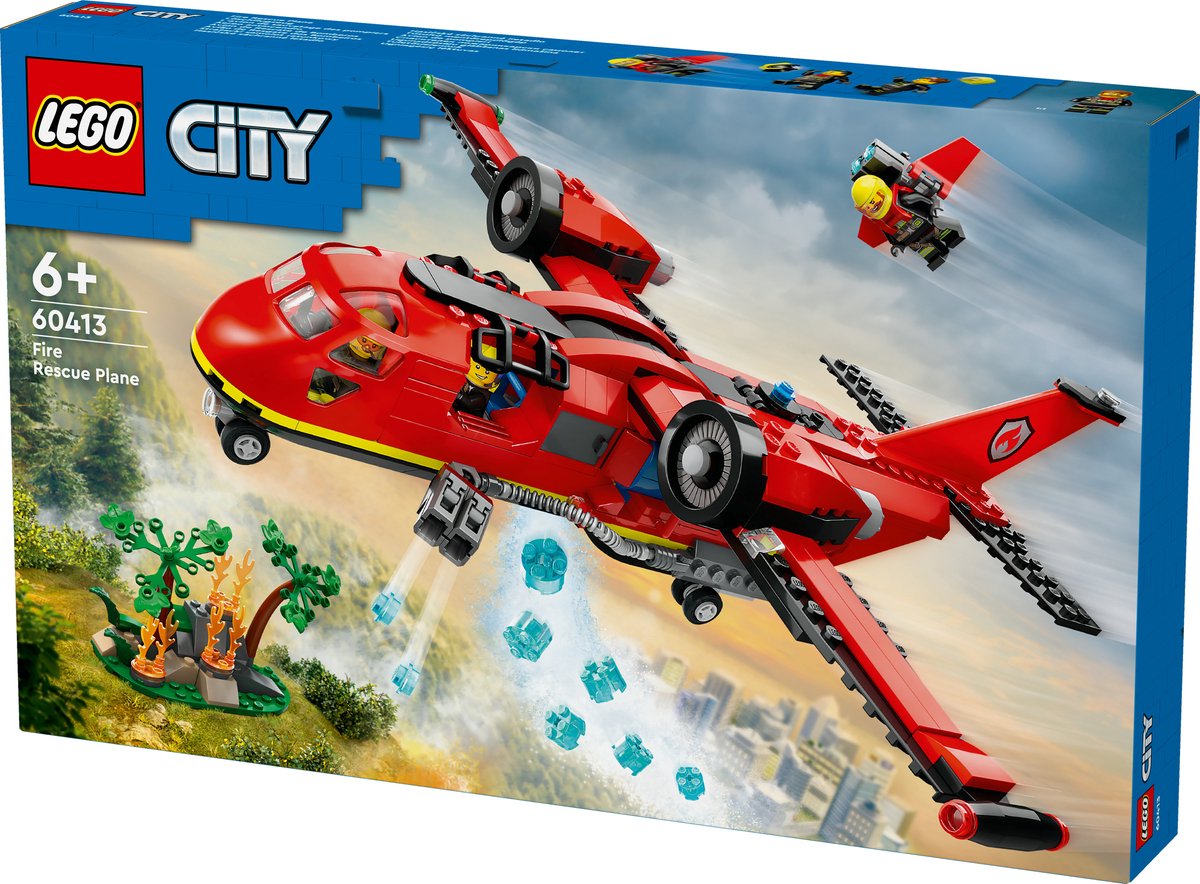LEGO City Brandweervliegtuig Avonturen - 60413