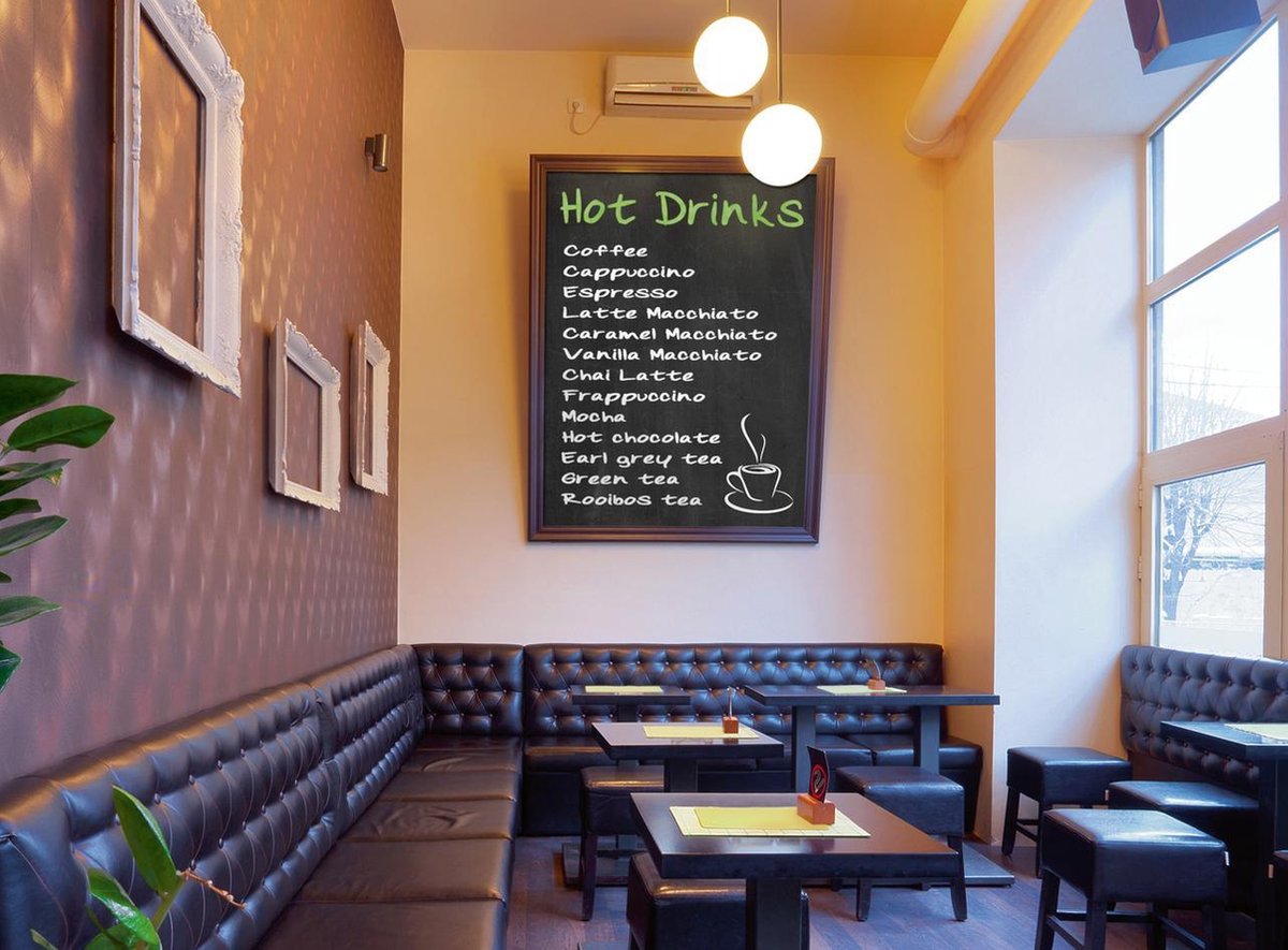 edding 4095 Vloeibare Krijtmarker Wit - Set van 2 - Ronde Punt