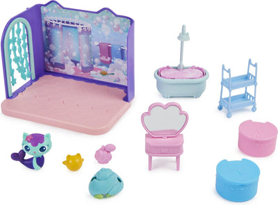 Gabby's Poppenhuis Primp & Pamper Badkamerset met Katfiguur