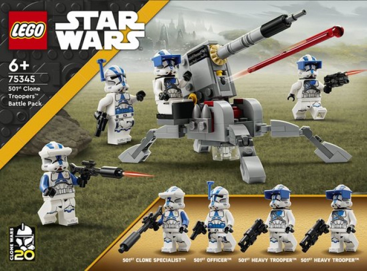 LEGO Star Wars 501ste Clone Trooper Gevechtspakket - 75345