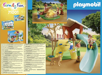 PLAYMOBIL Family Fun Boomhut met Glijbaan - 71001