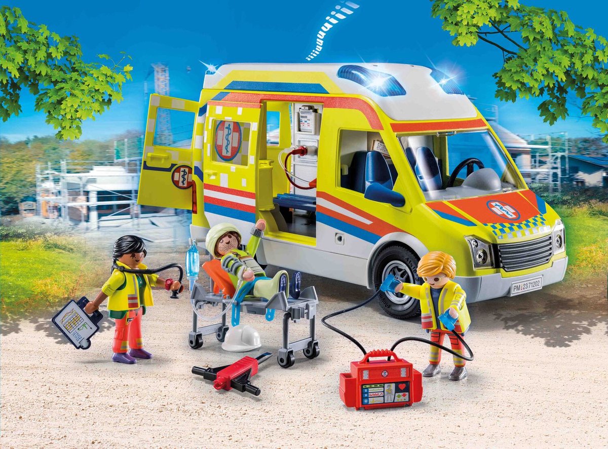 PLAYMOBIL City Life Ambulance met Licht & Geluid