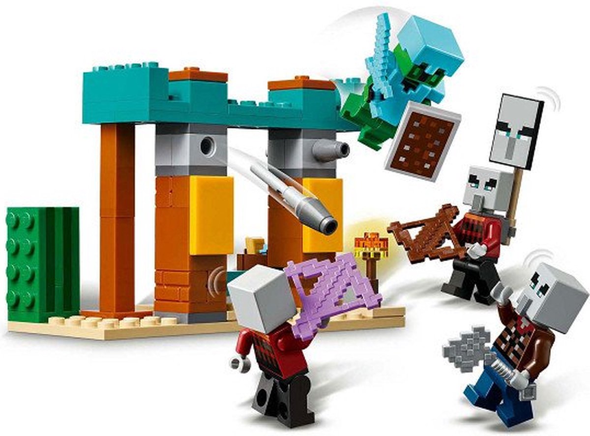 LEGO Minecraft Illagers Aanval Speelset - 21267