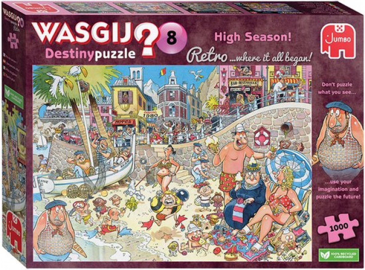 Wasgij Retro Destiny 8 - Hoogseizoen! Puzzel - 1000 Stukjes