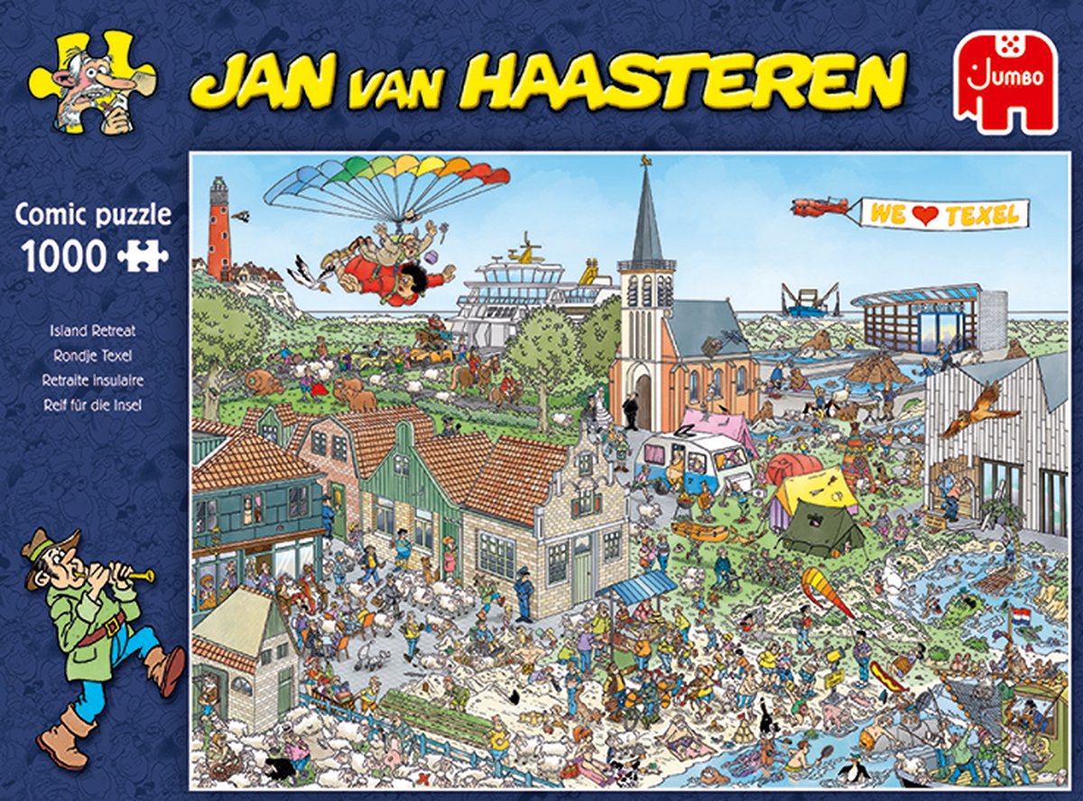 Jan van Haasteren Puzzel 1000 Stukjes - Island Retreat