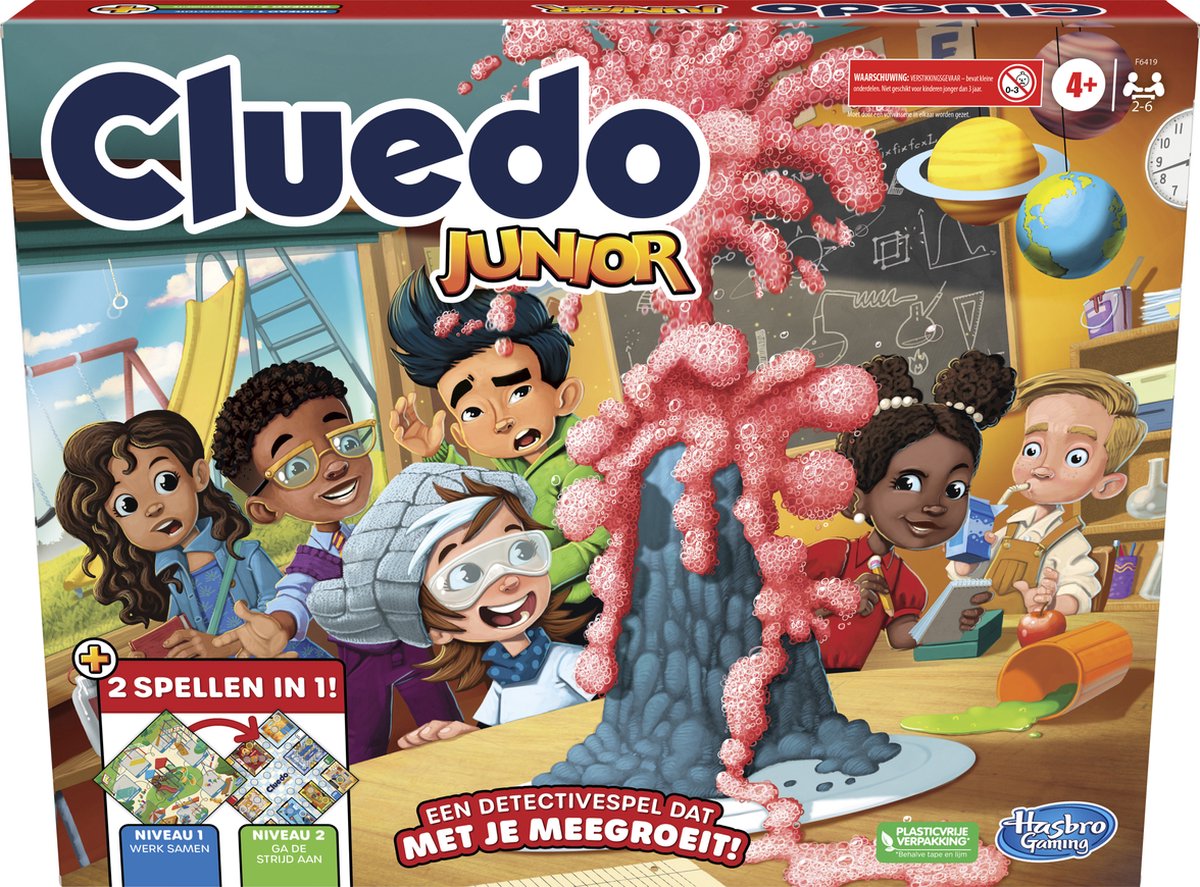 Hasbro Gaming Cluedo Junior - Spel van Deductie