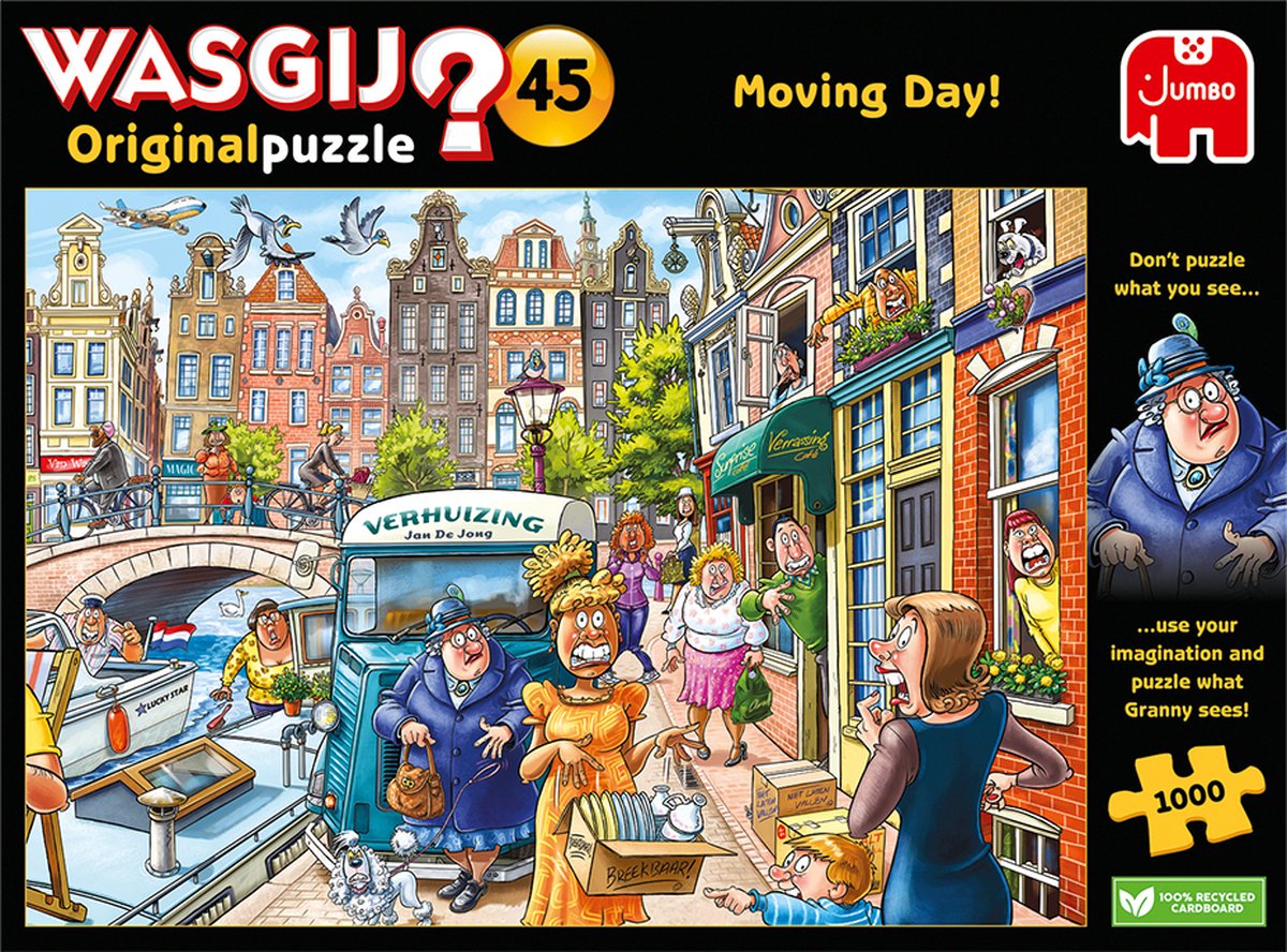 Wasgij Original 45 - Verhuisdag! - 1000 Stukjes Puzzel