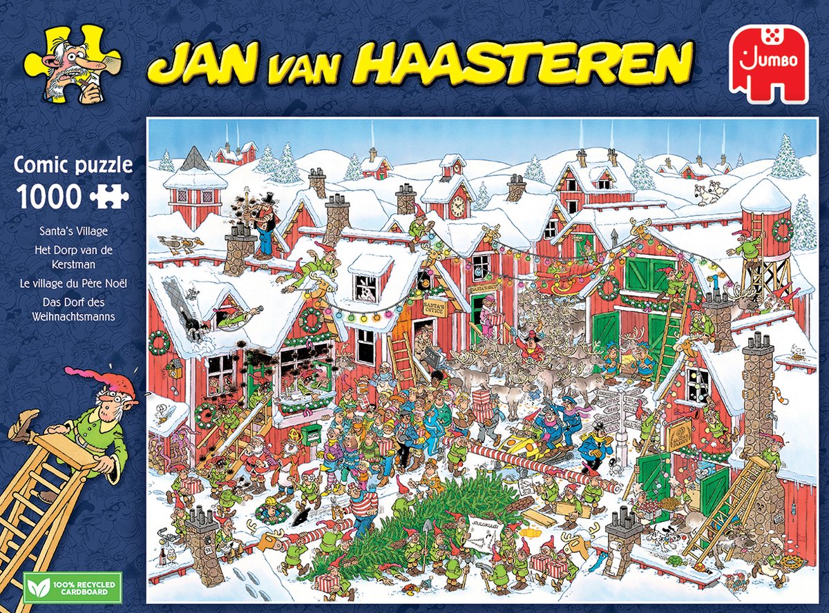Jan van Haasteren Kerstdorp Puzzel 1000 Stukjes