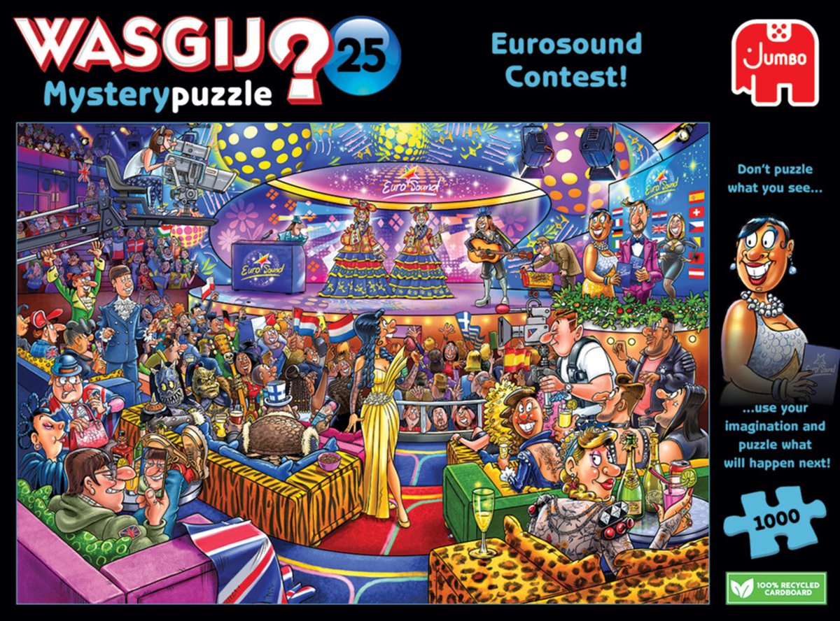 Wasgij Mystery 25 Puzzel Concours Eurosound - 1000 Stukjes