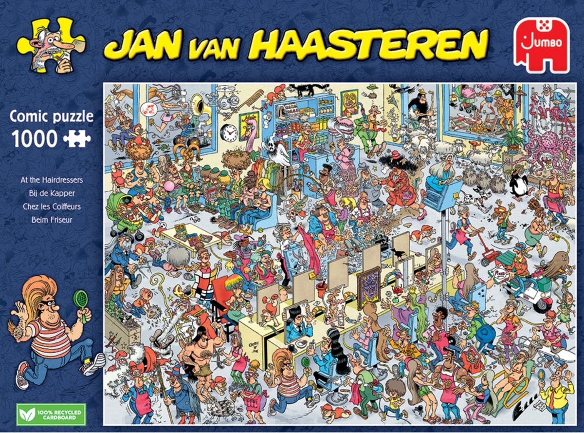 Jan van Haasteren Puzzel Bij de Kapper - 1000 Stukjes