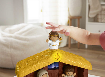 Fisher-Price Muzikale Kerststal met Licht en Geluid - 18-delig