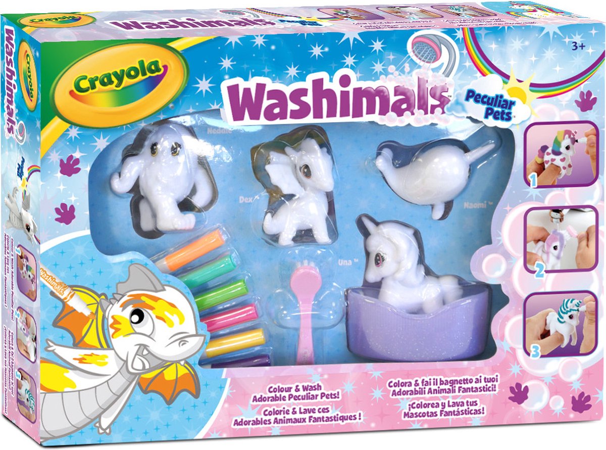 Crayola Washimals Fantasie Dieren Speelset