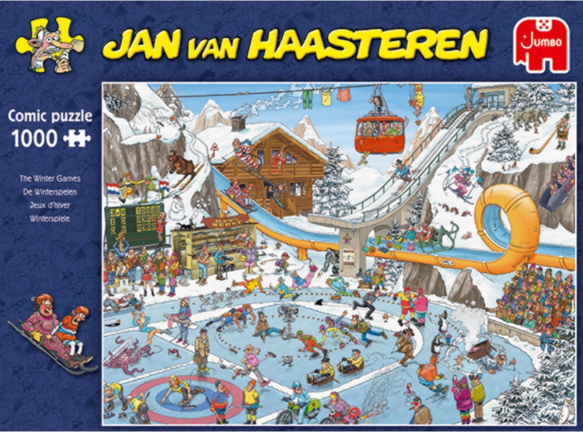 Jan van Haasteren Puzzel 1000 Stukjes - Winterspelen