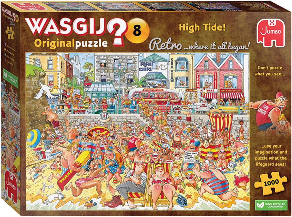 Wasgij Retro Original 8 - Overstroming! Puzzel - 1000 Stuks