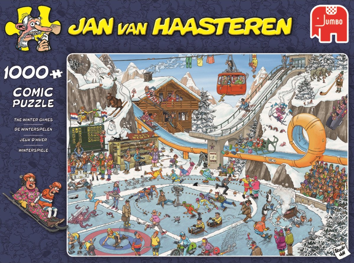 Jan van Haasteren Puzzel 1000 Stukjes - Winterspelen