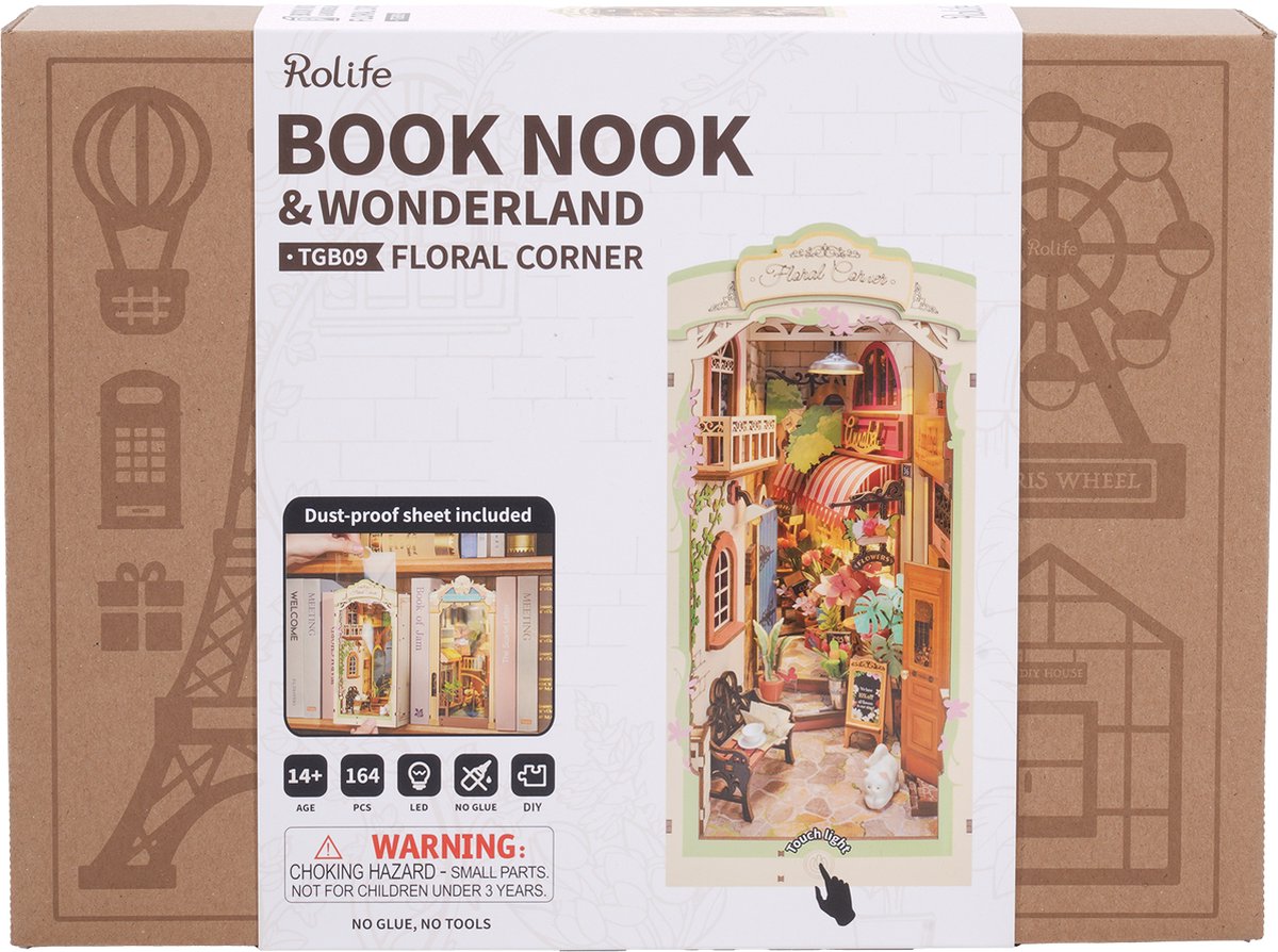 Robotime Coin Floral DIY Miniatuurhuis Kit - TGB09