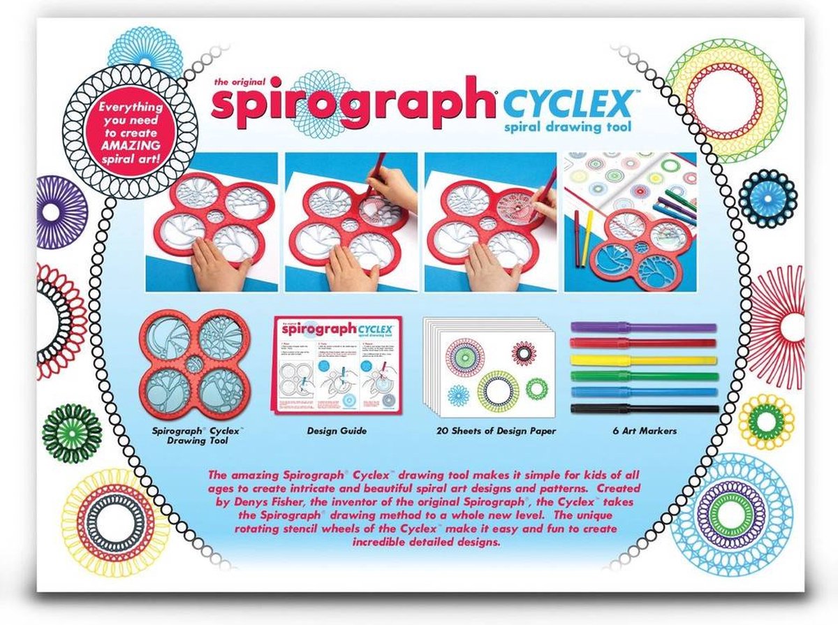 Spirograph Kahootz Cyclex Tekenwiel Set