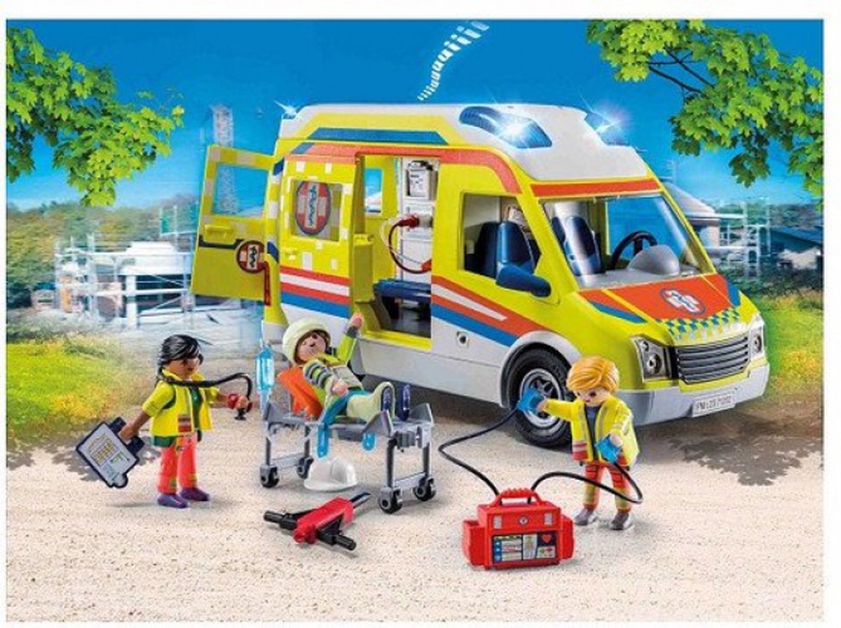 PLAYMOBIL City Life Ambulance met Licht & Geluid