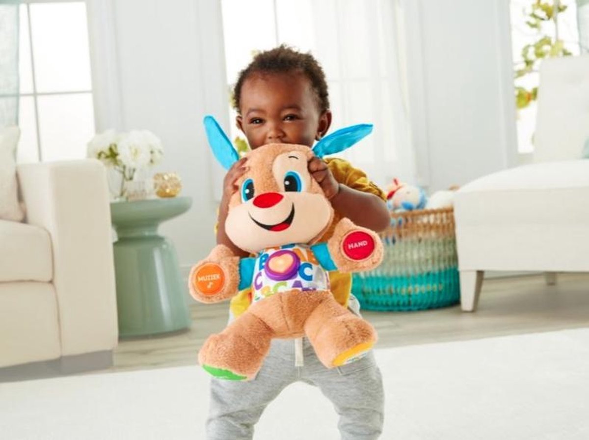 Fisher-Price Leerplezier Eerste Woorden Puppy - Interactief