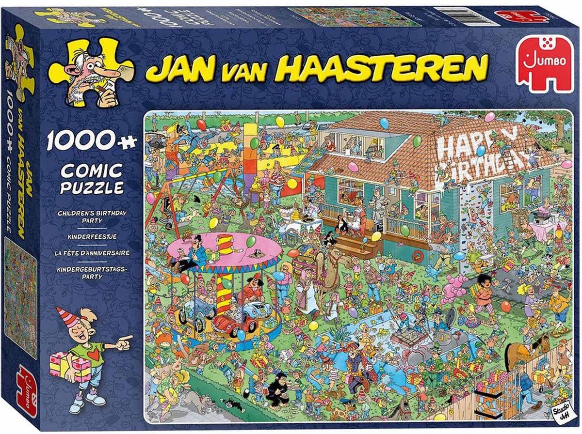 Jan van Haasteren Kinderfeestje Legpuzzel 1000 Stukjes
