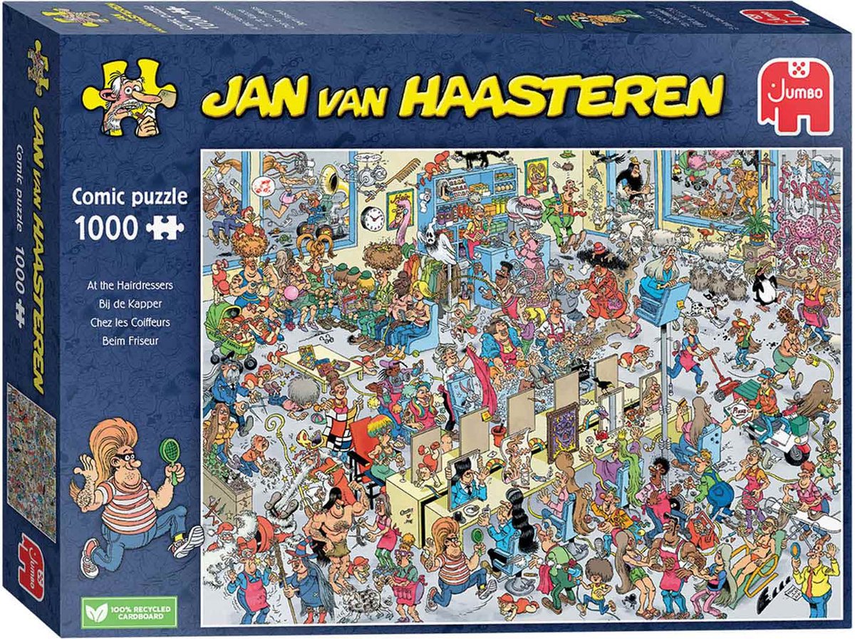 Jan van Haasteren Puzzel Bij de Kapper - 1000 Stukjes