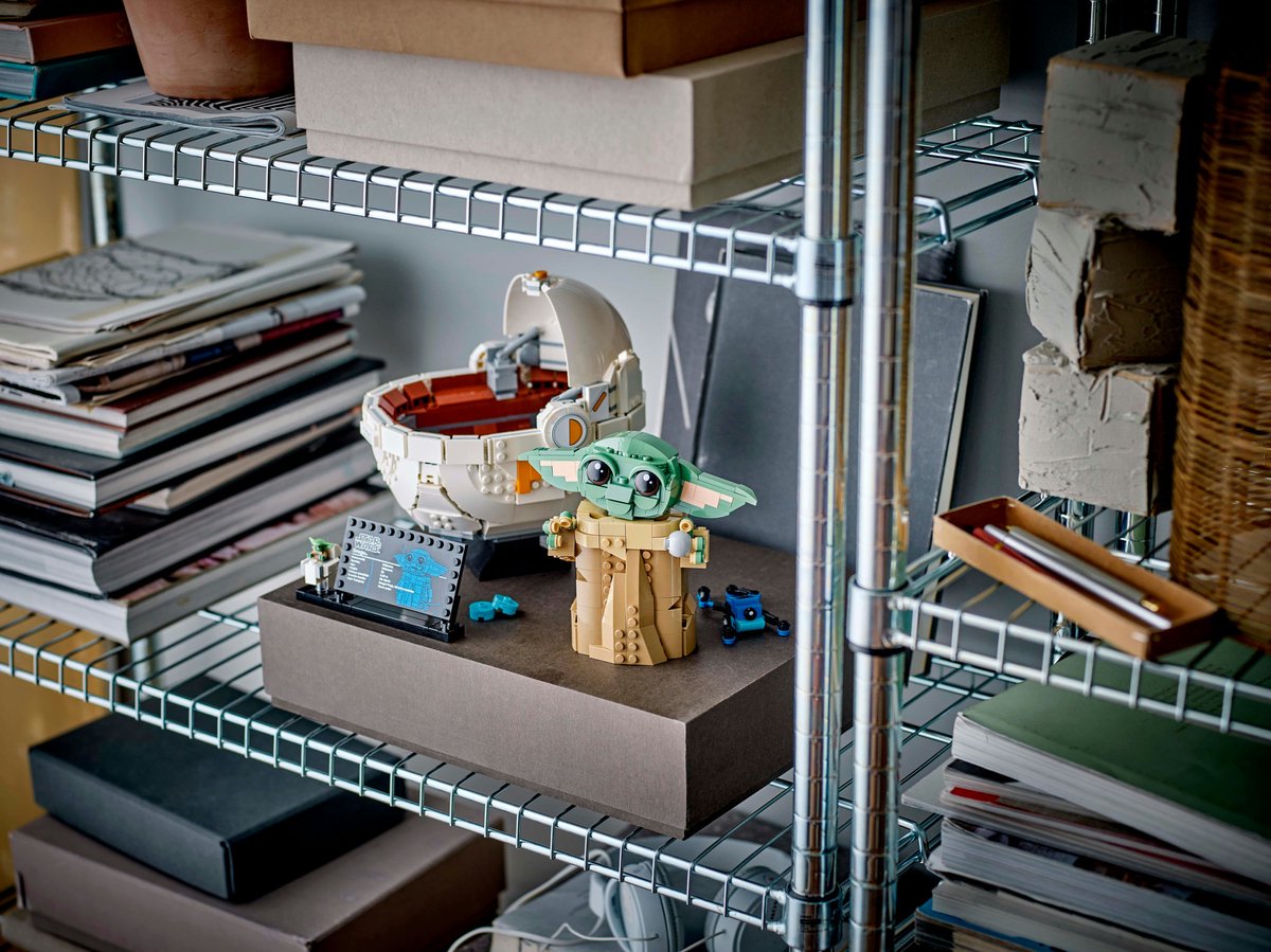 LEGO Star Wars Mandalorian Grogu met Hover Kinderwagen - 75403