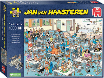 Jan van Haasteren - De Kattenexpositie Puzzel 1000 Stukjes