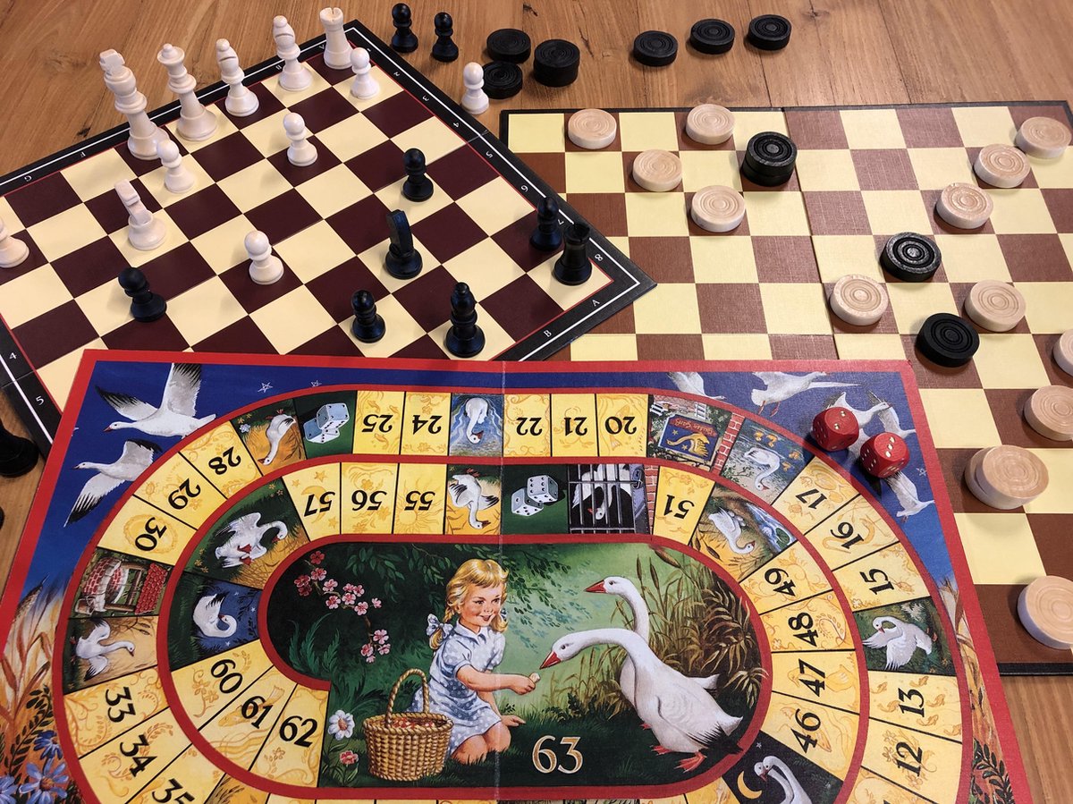 Jumbo Damesbordspel - Klassiek Jeu de Dames