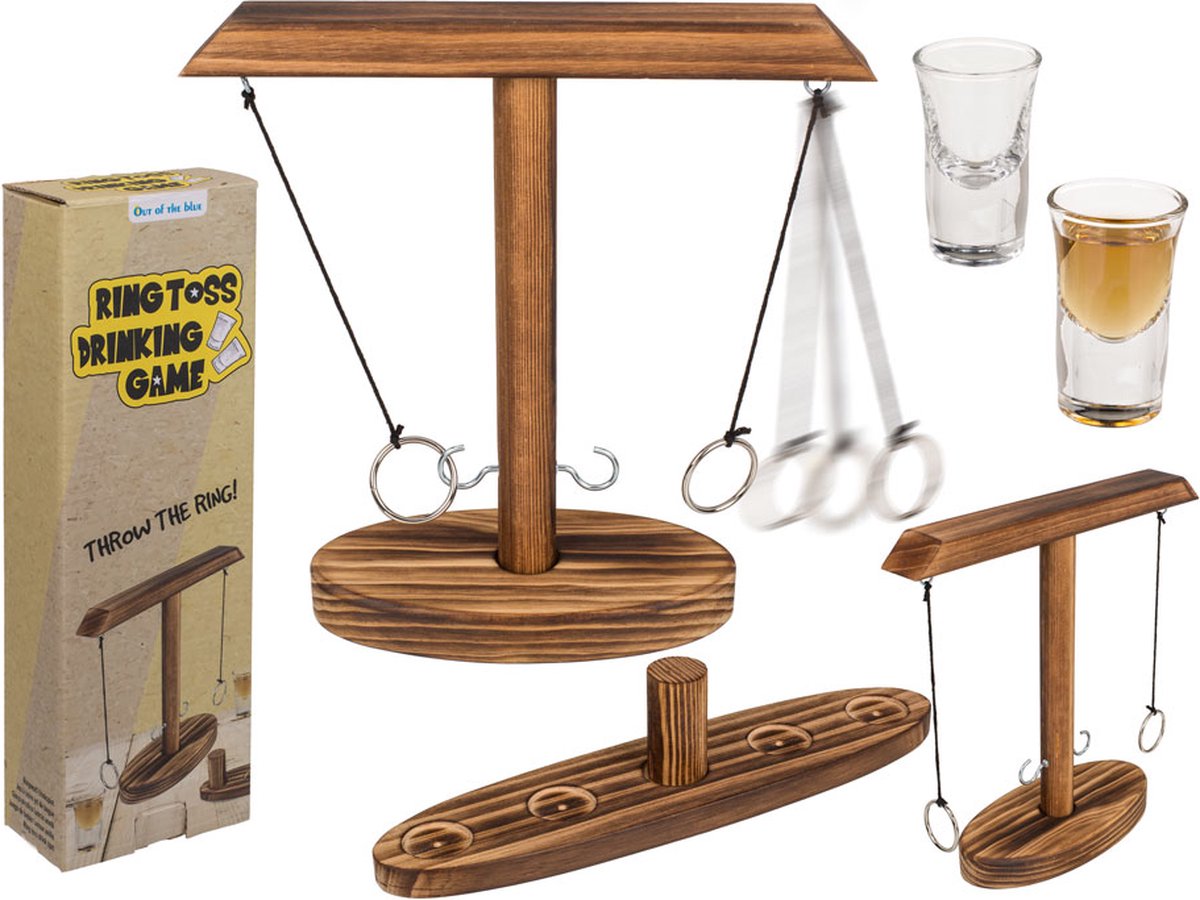 Out of the Blue Drinkspel Ring Toss - TikTok Sensatie